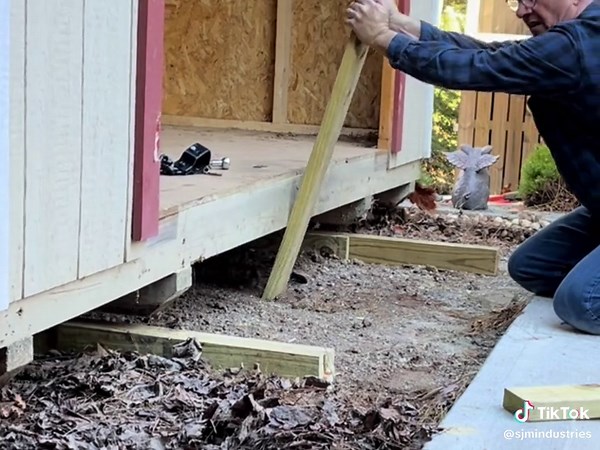 Moving Big Shed With Pipes #Shed