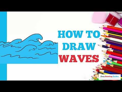 How to Draw Waves in a Few Easy Steps: Drawing Tutorial for Beginner Artists