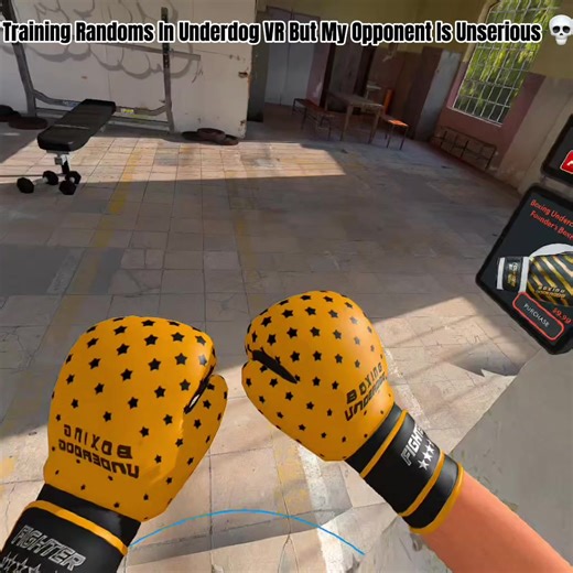 Training Underdogs in VR Boxing Sessions