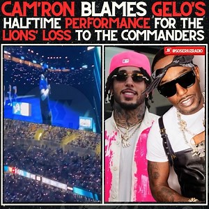 Cam’ron puts the blame one LiAngelo Ball’s halftime performance for the Lions loss to Commanders 😭 #camron #liangeloball #halftimeshow | soseriuzradio