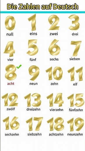 Zahlen auf Deutsch | Deutsch Lernen | Sprechen & Hören | A1-B1 | Deutsch für Anfänger