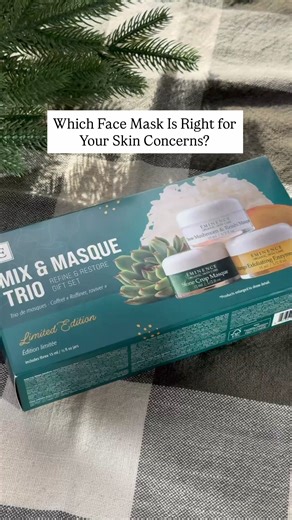 Can’t choose just one mask? You don’t have to😉 Our Mix and Masque Trio: Refine & Restore Gift Set has options for everyone. Which mask from this holiday gift set is your go-to? Leave a 🌱,🥭 or 🍄 below! | Eminence Organic Skin Care