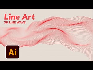 Creating a 3d Dynamic line Wave Pattern in Adobe Illustrator