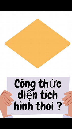 Cách Tính Diện Tích Hình Thoi