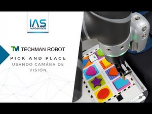 Pick and place usando sistema de visión Techman Robot tutorial