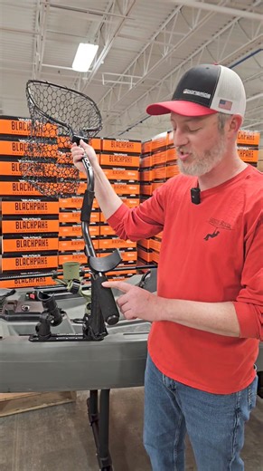 How do you store your Leverage Landing Net? Here are a few ways to do it with a rod holder. | YakAttack