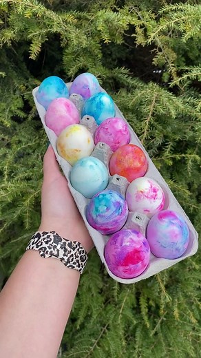 Tie Dye Easter Eggs Tutorial | Egg Decorating Ideas