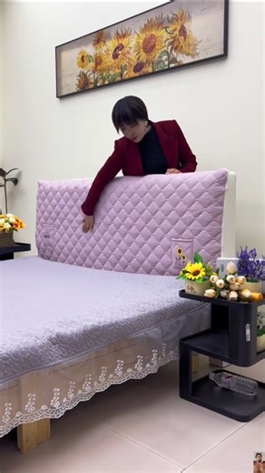 Soft Comfortable Bedside Cover Ideas for Cozy Bedroom Setup #shorts