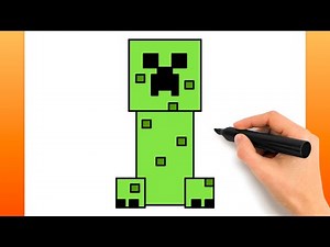 マインクラフトのクリーパーの描き方
