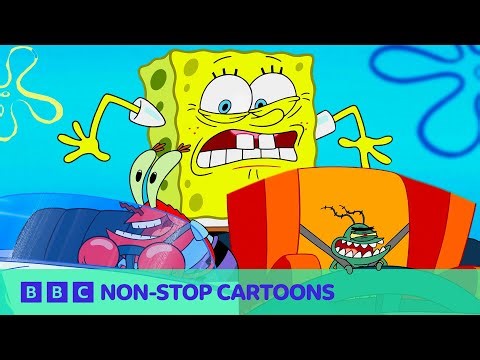 Mr Krabs and Plankton cause CHAOS in boating school classes 🚗💥 | Cartoons for Kids