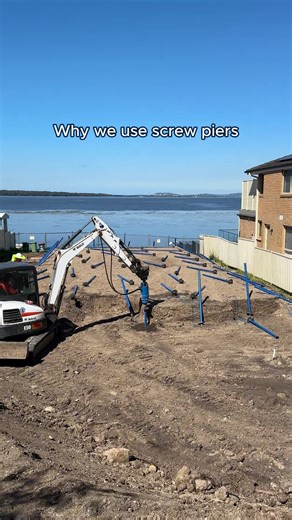 Here’s the secret weapon behind strong homes 🏡 Think every home sits on concrete alone? Not quite. When you’re building on a sloping block, reactive clay, or sandy soil, concrete isn’t always enough. That’s where screw piers come in. These giant steel corkscrews twist deep into the ground, anchoring your home to stable layers of soil beneath the surface. The result? A foundation that resists movement, protects against shifting ground, and keeps your dream home standing strong for decades. 🏡 It