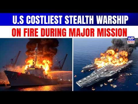 America’s Costliest Warship Engulfed In Fire, Sailors Hurt In Major Military Operation