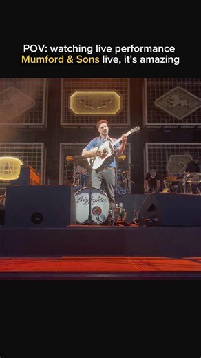 POV: penampilan Mumford & Sons x Badlands. #mumfordandsons #livemusic #tour2026 #band #music