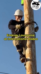Entergy Lousuania at International Rodeo#lineman #utility #electrical #rodeo #telecom #speed Lineman Attitude International Brotherhood of Electrical Workers | Line Work Bucket Products