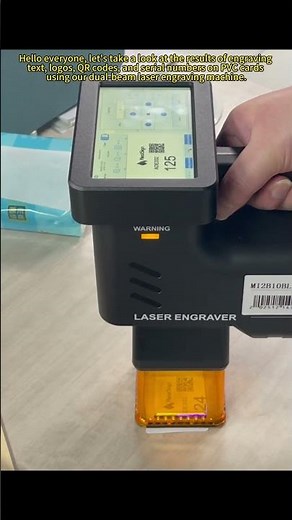 PVC Card Engraving | Text, Logos & QR Codes with Dual-Beam Laser