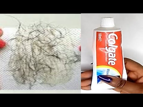 USE TOOTHPASTE REMOVE ALL UNWANTED HAIR NO-WAX NO-SHAVE NO-PAIN RESULT IN DEMO