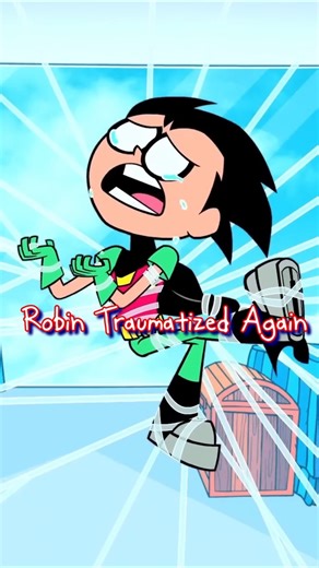 They Absolutely Violated Robin #shorts #teentitansgo