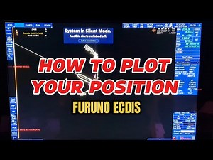 HOW TO PLOT YOUR GPS POSITION ON FURUNO ECDIS #seaman #furuno #ecdis #marino #seafarer