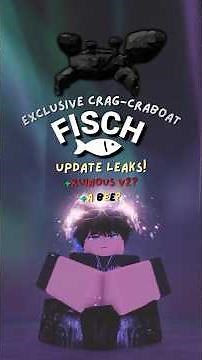 CRAG CRAB BOAT + NEW UPDATE LEAKS #fisch