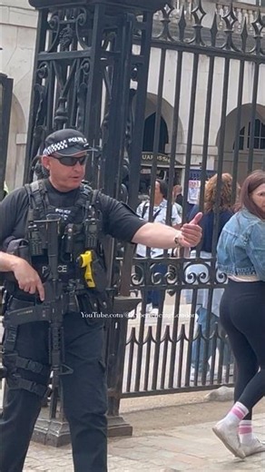 POLICE HELPS KING’S GUARD GET THE MESSAGE ACROSS 💂‍♂️🐎🗡️⚠️ 👮‍♂️| Horse Guards, Royal guard