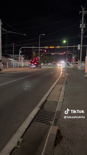 秋田新幹線の通過風景