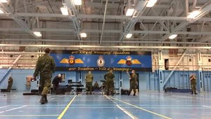 The RCAF Band rehearses in Winnipeg for The Black Watch Military Tattoo #RCAF #Vimy100 #WeRemember The Black Watch Military Tattoo is taking place today at 3pm at the Bell Centre in Montreal. It will commemorate the 100th anniversary of the Battle of Vimy Ridge and will feature military and police pipes and drums, brass bands, and skills. For more on the RCAF band, visit: www.rcaf-arc.forces.gc.ca/en/rcaf-band/index.page Canadian Armed Forces Canadian Army Loreena McKennitt Centre Bell Ville de 
