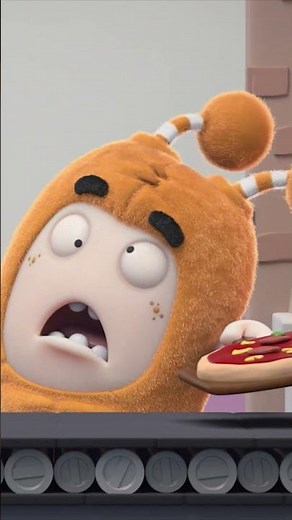 Wait... Where Did the Pizza Go? 🍕🤔 Oddbods Cooking Fun! #oddbods #funny #kids