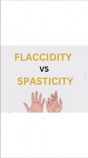 Difference between Flaccidity and spasticity #flaccidity #spasticity #physiotherapy #medicalstudent