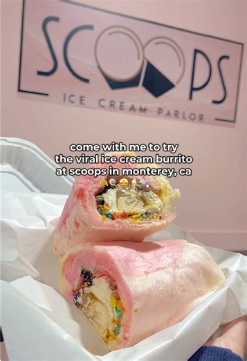 Unique Ice Cream Burrito Experience in Monterey, CA