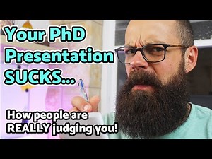 How people REALLY judge your PhD presentation! + FIXES