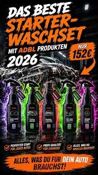 Die besten Autopflege Waschsets 2026 🚗 ADBL inkl. bestes Zubehör für nur 152€! Maximale Leistung