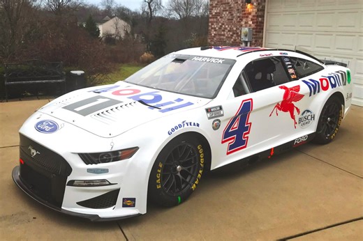 Next Gen-Bodied Ford Mustang NASCAR Cup Car