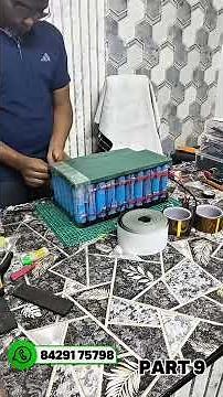 How to make 60V 45Ah LFP Battery Pack Makeing (Part 9) INSULATION BY (BARLEY PAPER AND KAPTON TAPE).