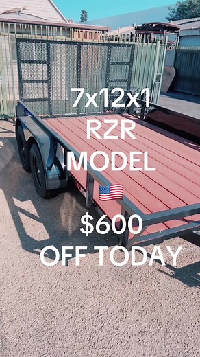 VETERANS DAY SALE $600 OFF TODAY ON ANY REGULAR PRICE TRAILER !!! 🇺🇸 *** ALL RZR’s MODELS ARE DIFFERENT SIZES*** #trailersforsale #trailers #veternasday #veteransdaysale #blackfriday #rzr #canam #offroading #utilitytrailer #fyp
