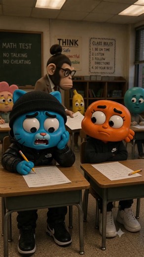 Gumball had a bad day at school 😂 #aivideo #amazingworldofgumball #aidance #fyp #aifruit