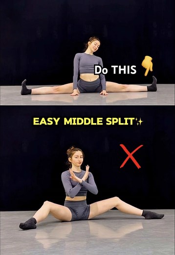 Middle Split Made Easy - 5 Moves That ACTUALLY Work🔥 SAVE this for your next stretching session & make sure to do these regularly for fastest results 💪 . . . #flexibility #stretching #yogaflow #splits #gymnastics