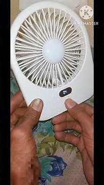 Portable Fan With LED Light...