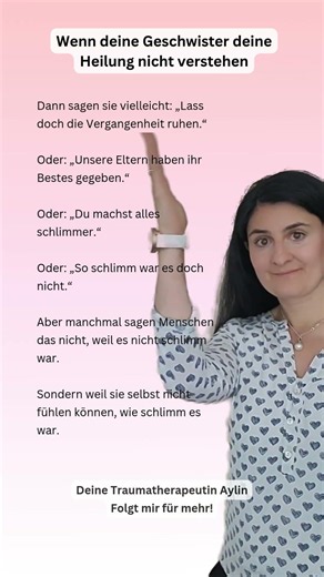 Wenn deine Geschwister deine Heilung nicht verstehen