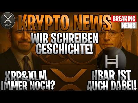 Crypto News ❗ XRP & XLM still the same?! 🤯🔥 HBAR is IN! 🚀 We're making history! German