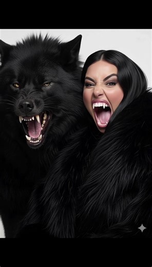 Who’s bite is more dangerous?💋🖤 #vampire #wolf #darkfantasy #vampiregirl #gothgirl