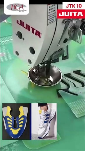 #Juita JTK 10 Template Sewing Machine | Precision Shoe Upper Stitching | #IndustrialAutomation #HCA