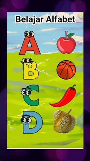 Learn Alphabet Letters With Image Simulation #art #storypictures #drawing #funny