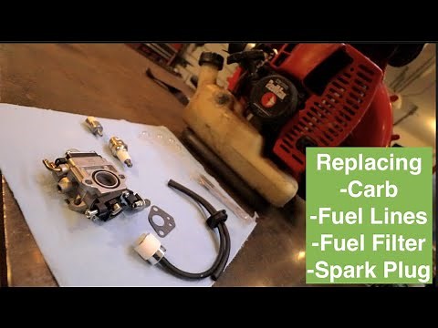 How to Replace Redmax carburetor