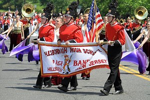 March in Hillsborough's Memorial Day Parade with the Library