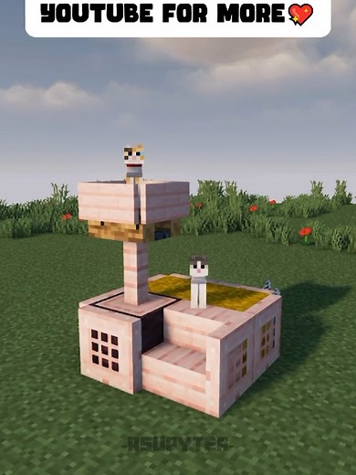 Creative Cat Tree House Design in Minecraft