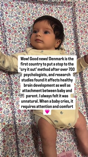 Denmark is taking a major step by moving to end the “cry it out” method for babies after a nationwide study revealed potential harms. Over 700 psychologists warned that this sleep training practice could negatively impact brain development and parent-child attachment. The findings emphasise the importance of responsive caregiving during the early stages of life for healthy emotional and cognitive growth. The study examined the effects of letting babies cry for extended periods and found links to