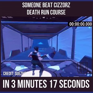 70K views | Someone beat Cizzorz deathrun course in 3 minutes 17 seconds | Radio Times Gaming | Facebook