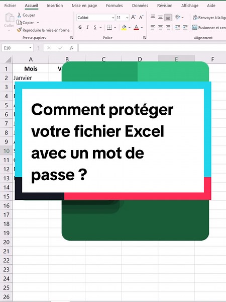 Comment sécuriser votre fichier Excel avec un mot de passe et prévenir des accès non autorisés.