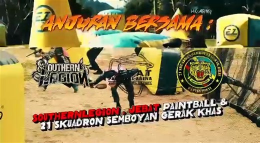 COMMANDO PAINTBALL CHALLENGE 2025 SEMPENA JUBLI INTAN REJIMEN GERAK KHAS 📅 Tarikh: 28 Disember 2025 (Ahad) 📍 Lokasi: Padang Encore, Melaka *Anjuran Bersama:* SOUTHERNLEGION Paintball, JEBAT Paintball & 21 Skuadron Semboyan Gerak Khas --- 💥 Yuran Penyertaan: RM450 / Pasukan 📌 Komposisi Pasukan: 7 orang (5 2 simpanan) *Yuran Termasuk:* ✔️ Topeng Paintball *(boleh bawa sendiri)* ✔️ Marker Paintball ✔️ Pallet 50 biji setiap perlawanan --- *🎯 Format Permainan:* M5 Format Mechanical (Marker dised