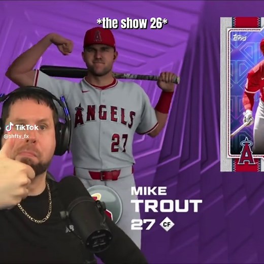 Prime trout💔#mlbtheshow#miketrout#mlb#baseball#troydan | mike trout